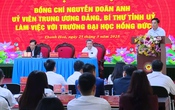 Bí thư Tỉnh ủy Nguyễn Doãn Anh làm việc với Trường Đại học Hồng Đức