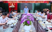 Phó Bí thư Tỉnh ủy làm việc với huyện Nga Sơn về sắp xếp đơn vị hành chính cấp xã và tiến độ xóa nhà tạm, nhà dột nát