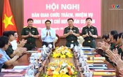 Bàn giao chức trách, nhiệm vụ Chính ủy Bộ Chỉ huy Quân sự tỉnh Thanh Hóa