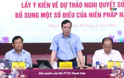 Thường trực HĐND tỉnh lấy ý kiến về dự thảo nghị quyết sửa đổi, bổ sung một số điều của Hiến pháp năm 2013