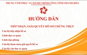 Video hướng dẫn tiếp nhận, giải quyết hồ sơ chứng thực