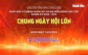 Cầu truyền hình trực tiếp: Ngày bầu cử ĐBQH khóa XVI và đại biểu HĐND các cấp, nhiệm kỳ 2026 - 2031