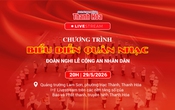[Livestream] Chương trình biểu diễn quân nhạc - Đoàn Nghi lễ Công an nhân dân