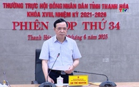 Phiên họp thứ 34, Thường trực HĐND tỉnh khoá XVIII