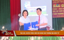 Xã Thọ Vực, huyện Triệu Sơn vận hành sàn thương mại điện tử 