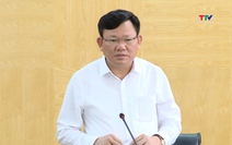 UBND tỉnh nghe dự thảo Đề án về Giải phóng mặt bằng và xây dựng khu tái định cư tại KKT Nghi Sơn
