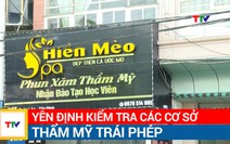 Yên Định kiểm tra các cơ sở thẩm mỹ trái phép