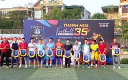Khai mạc giải bóng đá U35+ thành phố Thanh Hoá năm 2022