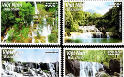 Thác Mây của Thanh Hóa vào tem Việt