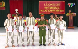 Trại giam Thanh Lâm công bố quyết định đặc xá của Chủ tịch nước