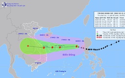 [Infographics] Đường đi của bão số 4-Noru mạnh cấp 13, giật cấp 16