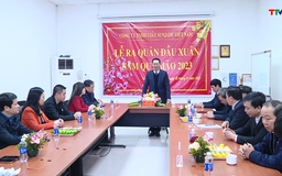 Phó Bí thư Tỉnh ủy Trịnh Tuấn Sinh dự lễ ra quân sản xuất đầu xuân tại thành phố Thanh Hóa