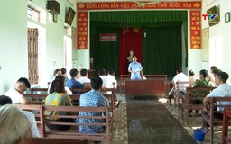 Vận động, đối thoại với các hộ gia đình, cá nhân có đất thu hồi tại xã Quảng Yên