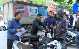 Tổ 282 Công an  thành phố Thanh Hóa xử lý hơn 500 trường hợp vi phạm Luật giao thông đường bộ