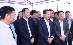 Phó Thủ tướng Chính phủ Lê Minh Khái làm việc tại Thanh Hoá về tình hình đầu tư hạ tầng các Khu công nghiệp tại Khu kinh tế Nghi Sơn