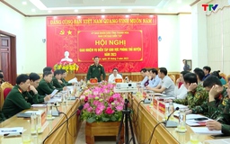 Chỉ huy trưởng Bộ CHQS tỉnh giao nhiệm vụ diễn tập tại huyện Nga Sơn và Thị xã Bỉm Sơn