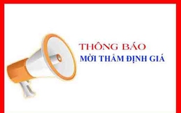 Thông báo mời thẩm định giá