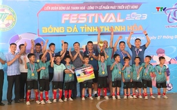 Festival bóng đá tỉnh Thanh Hóa năm 2023: ngày hội của những cầu thủ nhí