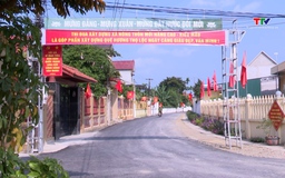Xã Thọ Lộc hoàn thành xây dựng xã nông thôn mới nâng cao trong năm 2023