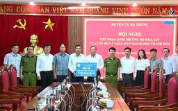 Thành phố Thanh Hóa hỗ trợ các huyện bị thiệt hại do mưa lũ