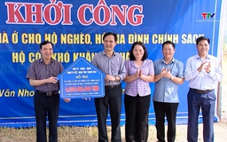 Phó Bí thư Thường trực Tỉnh uỷ Lại Thế Nguyên dự lễ khởi công xây dựng nhà ở cho hộ nghèo, hộ gia đình chính sách tại huyện Lang Chánh và Bá Thước