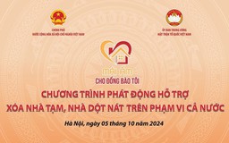 Tiếp sóng truyền hình trực tiếp: Lễ phát động ủng hộ xóa nhà tạm, nhà dột nát cho hộ nghèo, hộ cận nghèo