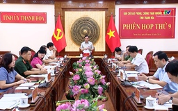 Phiên họp thứ 9 Ban Chỉ đạo phòng, chống tham nhũng, tiêu cực tỉnh Thanh Hoá