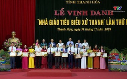 Lễ vinh danh nhà giáo tiêu biểu xứ Thanh lần thứ 2