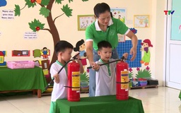 Trang bị kỹ năng phòng cháy chữa cháy cho trẻ mầm non