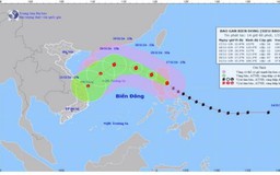 Siêu bão MAN-YI giật trên cấp 17, di chuyển theo hướng Tây Bắc