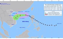 Bão số 9 cách quần đảo Hoàng Sa khoảng 480km