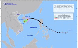 Bão số 9 đã suy yếu thành áp thấp nhiệt  đới