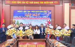 Quảng Xương gặp mặt các chức sắc, chức việc đạo Công giáo nhân dịp Giáng sinh