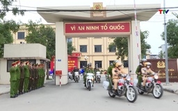 Công an huyện Triệu Sơn triển khai cao điểm tấn công trấn áp tội phạm, đảm bảo an ninh trật tự dịp Tết Nguyên đán 2025