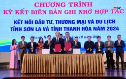 Kết nối đầu tư, thương mại và du lịch tỉnh Sơn La và tỉnh Thanh Hóa năm 2024