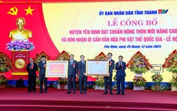 Công bố huyện Yên Định đạt chuẩn Nông thôn mới nâng cao năm 2024