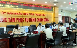 100% quy trình giải quyết thủ tục hành chính thực hiện tại Trung tâm hành chính công Thanh Hóa được số hóa