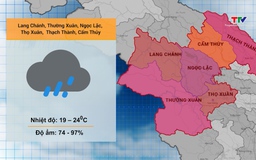 Video: Dự báo thời tiết khu vực tỉnh Thanh Hóa đêm 22/02, ngày 23/02/2024
