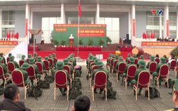 Huyện Bỉm Sơn tổ chức lễ giao nhận quân