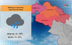 Video: Dự báo thời tiết khu vực tỉnh Thanh Hóa đêm 29/02, ngày 01/03/2024