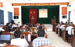 Tập huấn, bồi dưỡng diễn tập khu vực phòng thủ huyện Mường Lát năm 2024