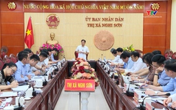 Đoàn giám sát số 2 của Hội đồng Nhân dân tỉnh làm việc tại Nghi Sơn