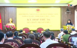 Kỳ họp chuyên đề, Hội đồng Nhân dân huyện Triệu Sơn khóa XVII