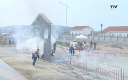 Sầm Sơn tổ chức Hội thi nghiệp vụ chữa cháy và cứu nạn, cứu hộ năm 2024