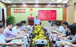 Đoàn giám sát số 2 của Hội đồng nhân dân tỉnh giám sát tại huyện Hoằng Hoá