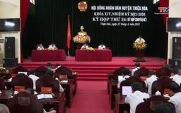 Hội đồng Nhân dân huyện Thiệu Hoá khóa XIV tổ chức kỳ họp thứ 24