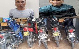 Công an thành phố Thanh Hóa bắt giữ 2 đối tượng trộm cắp xe máy