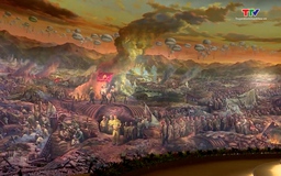 Bức tranh Panorama - Tái hiện sinh động, hào hùng chiến dịch Điện Biên Phủ