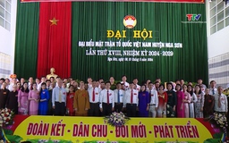 Đại hội đại biểu MTTQ huyện Nga Sơn lần thứ XVIII, nhiệm kỳ 2024 - 2029