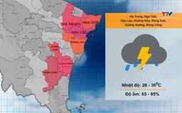Video: Dự báo thời tiết khu vực tỉnh Thanh Hóa đêm 11/5, ngày 12/5/2024